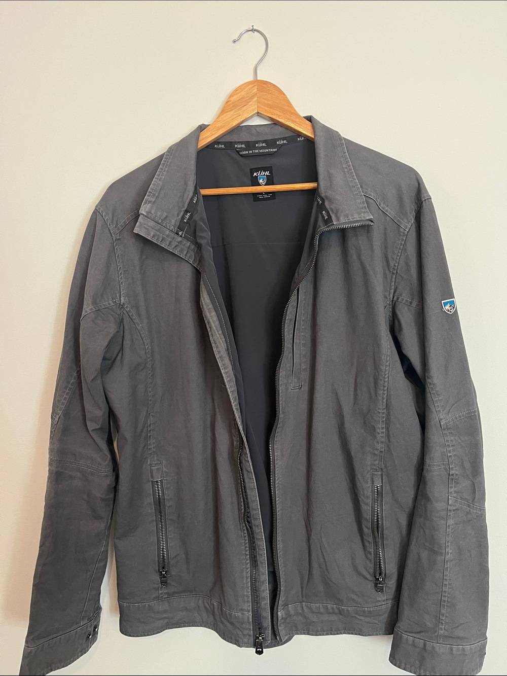 Kuhl Men's Charcoal Gray Lightweight Zip Jacket
